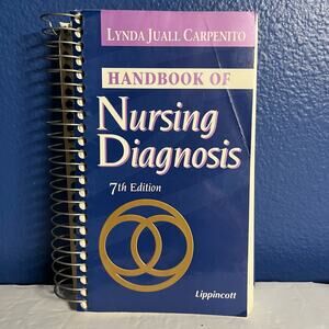 Handbook of Nursing Diagnosis 7th Sprl Edition Book - by Lynda Juall Carpenito